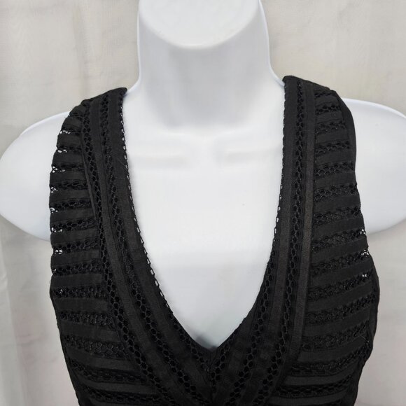 Vintage Guess Y2K Tank Crochet Stripes Goth Whimsigoth Fairy Grunge XS - Picture 2 of 11